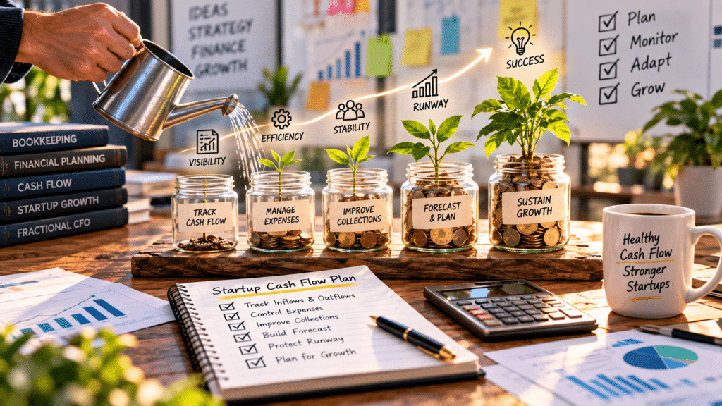 Cash Flow Management for Startups: How to Forecast, Protect Runway, and Support Growth